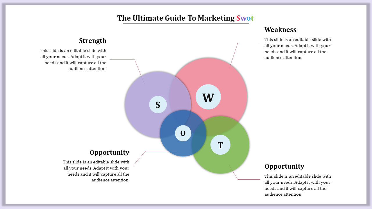 swot analysis powerpoint presentation download-marketing swot-4-multi color